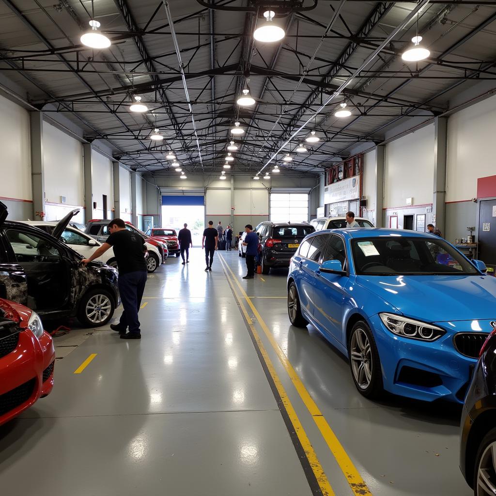 Car service centre on Hatfield Road in St Albans.