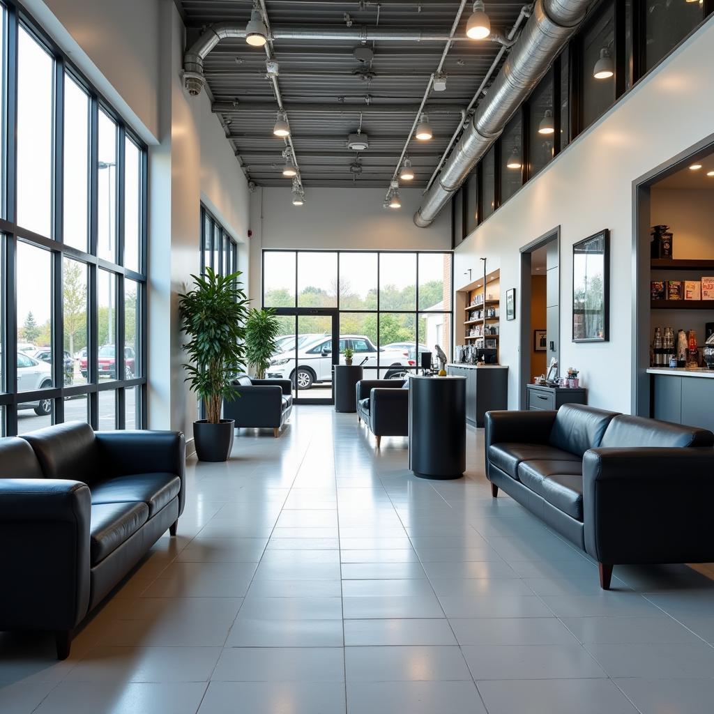 Comfortable Waiting Area in Horwich Car Service Center