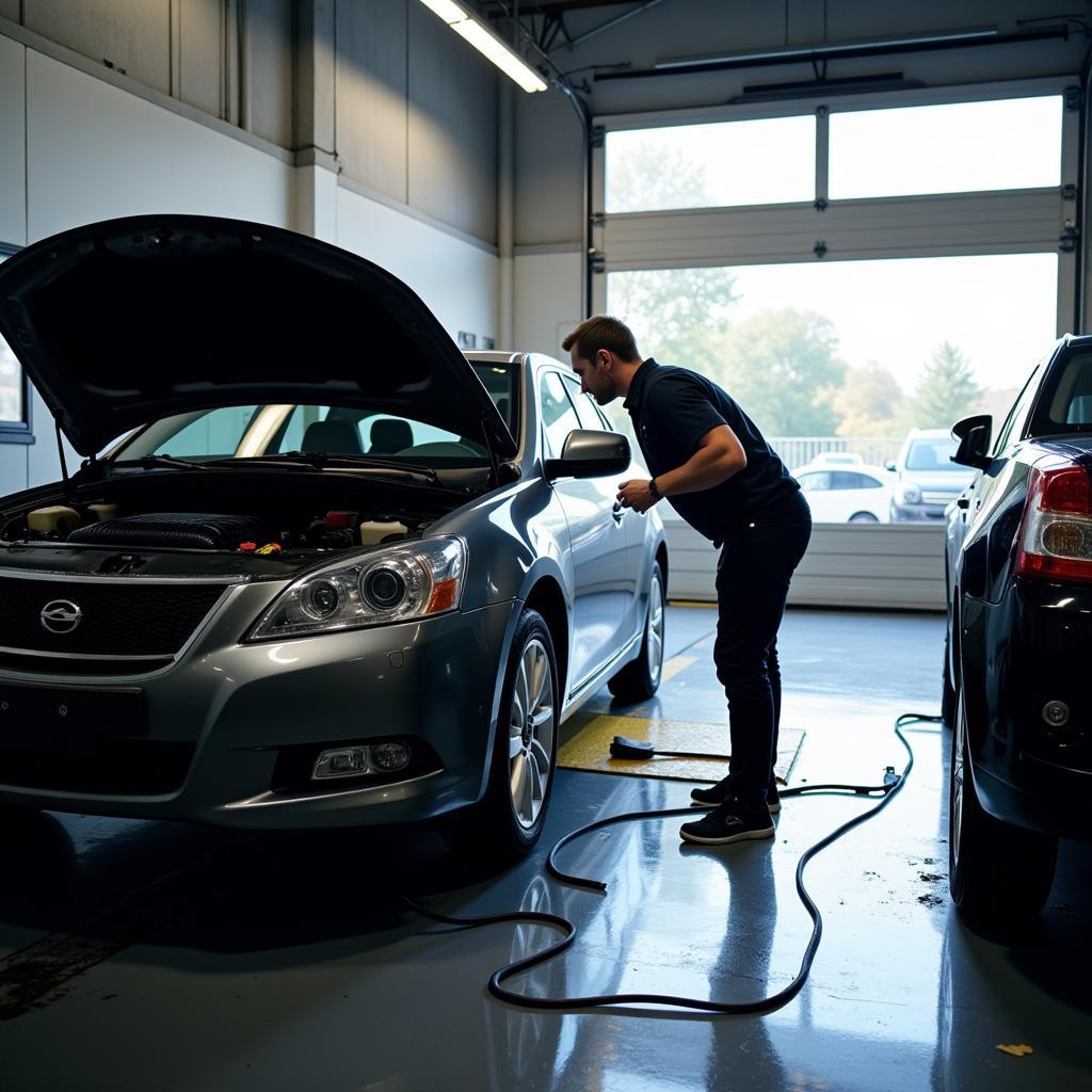 Routine car service in Jacksonville, FL.