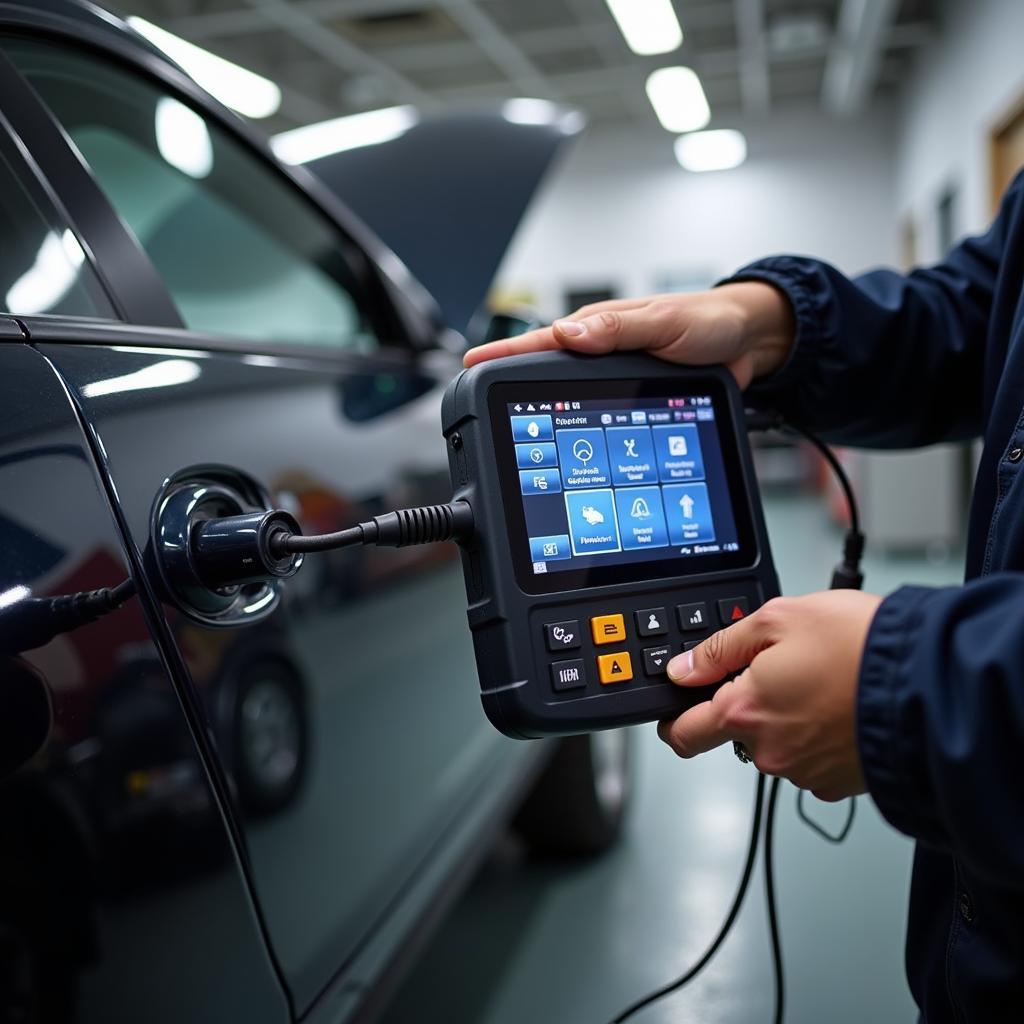 Modern Diagnostic Equipment in Kew Gardens Auto Shop