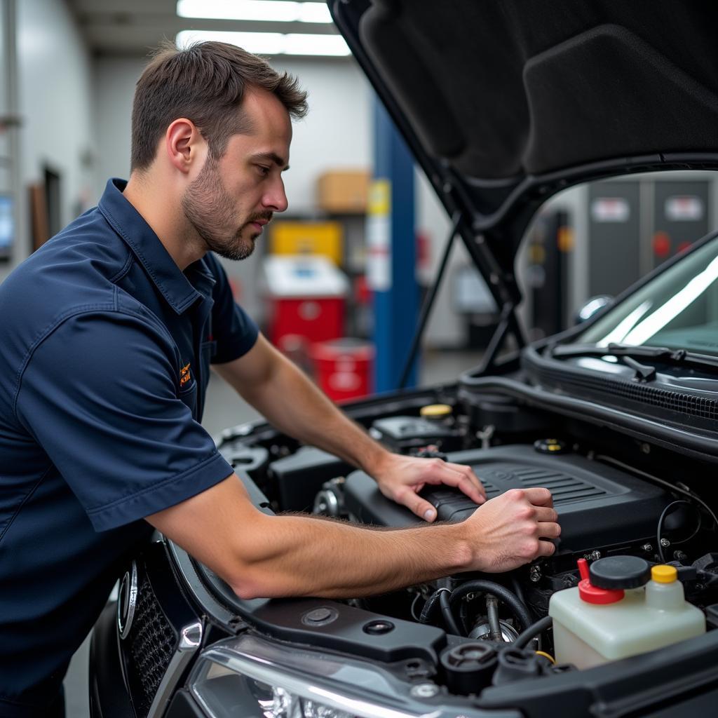 Experienced Mechanic Performing Car Service in Keysborough