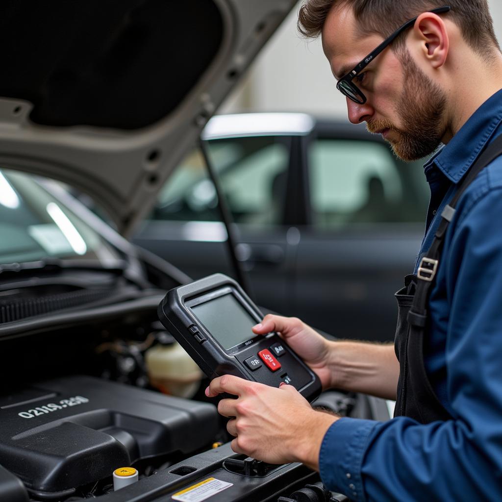 Car Mechanic Working in Manchester