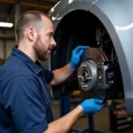 Car service in Natick MA - brake inspection