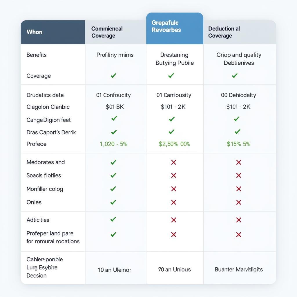 Comparing Car Service Plans