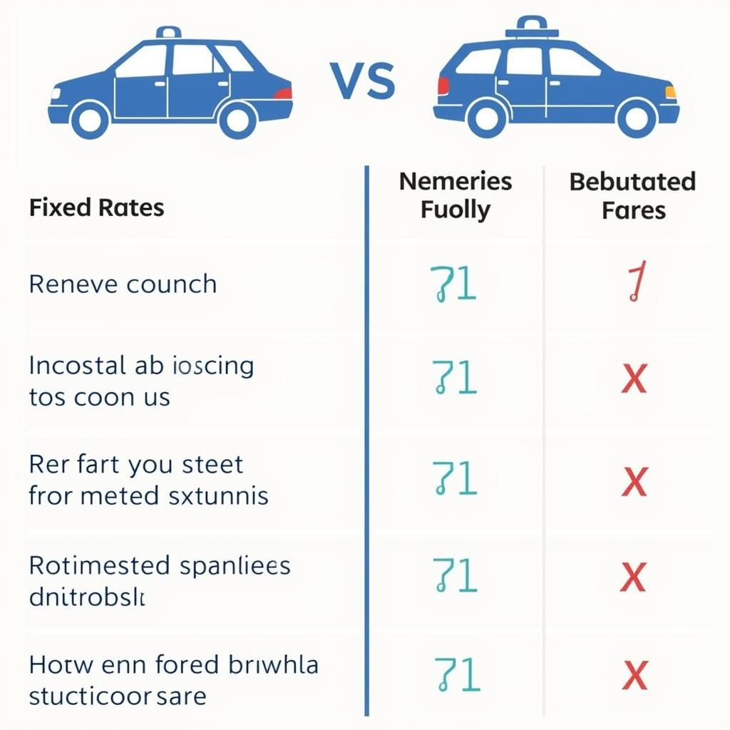 Car Service Pricing Comparison