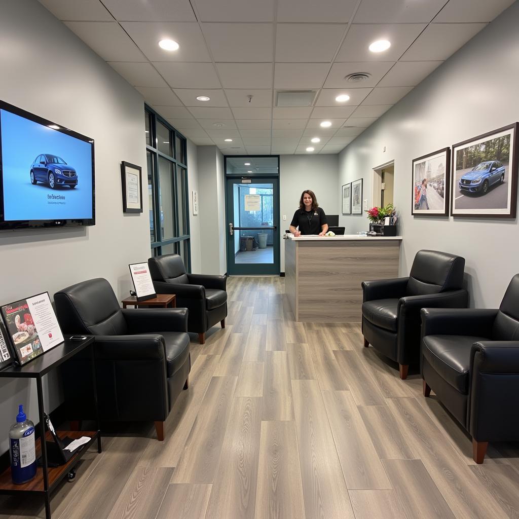 Car Service Reception Area