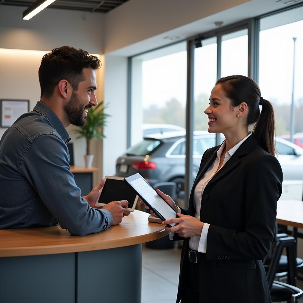 Car Service Reception