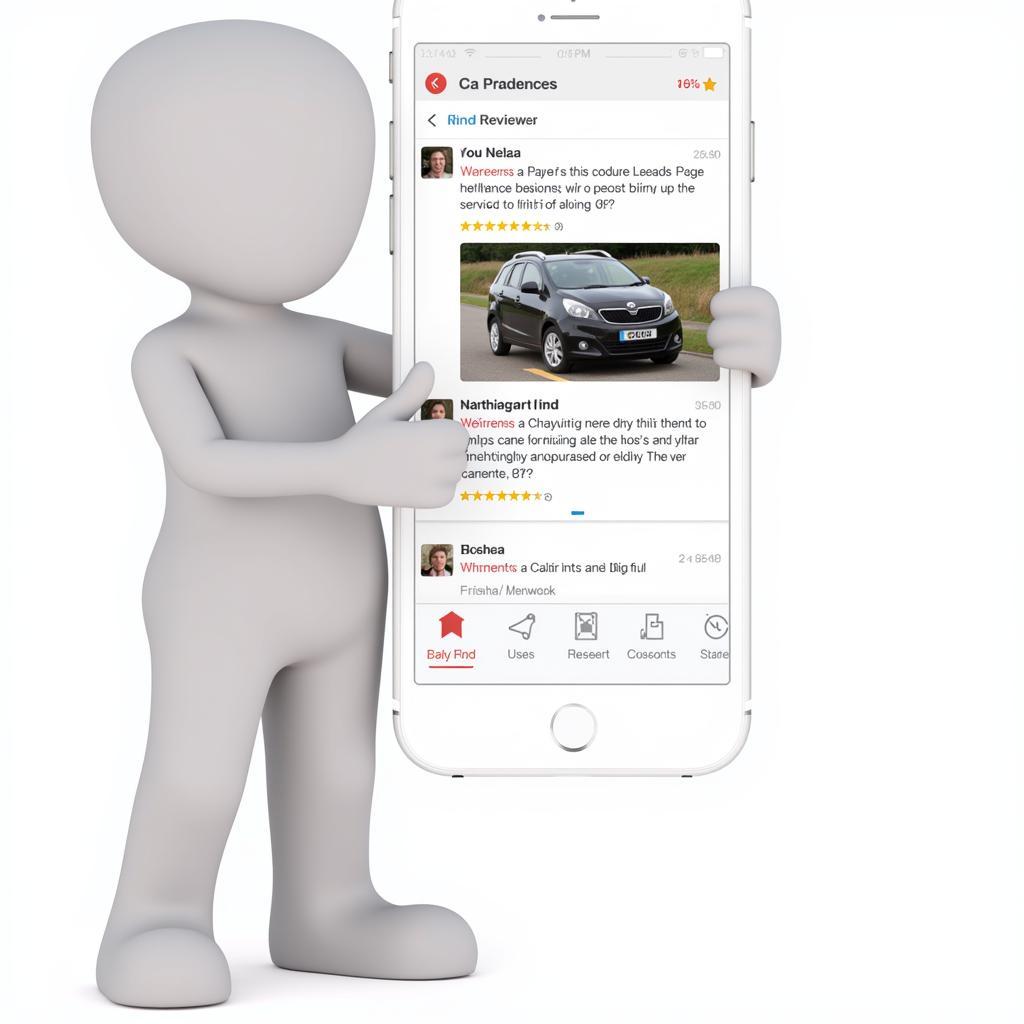 Online reviews for car service