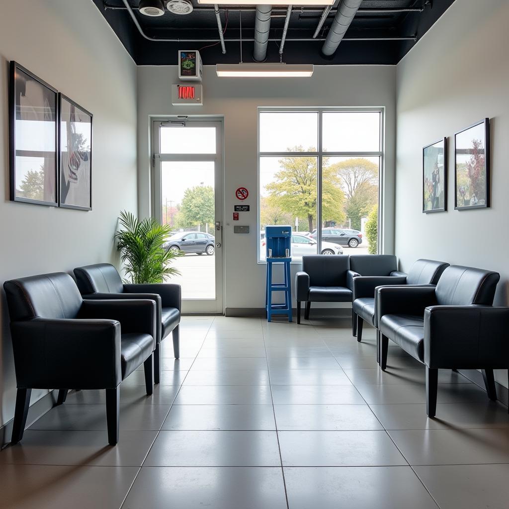 Comfortable Car Service Waiting Area