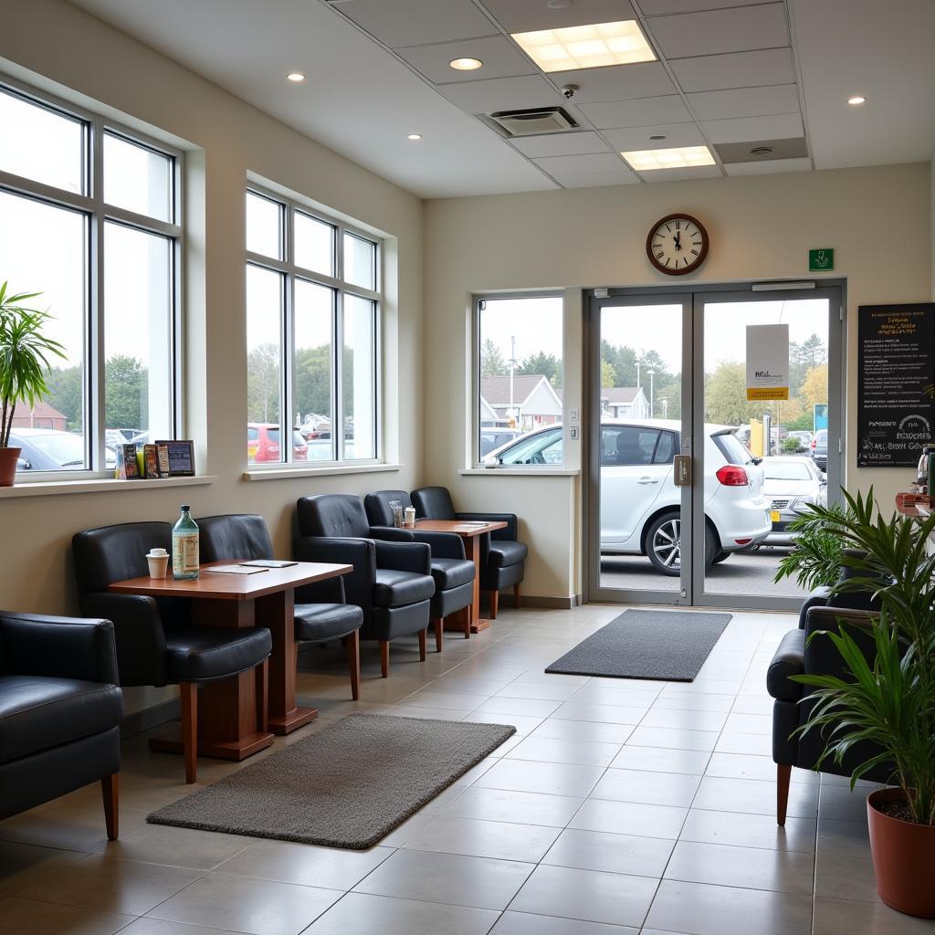  Comfortable Waiting Area in Inverurie Car Service Center