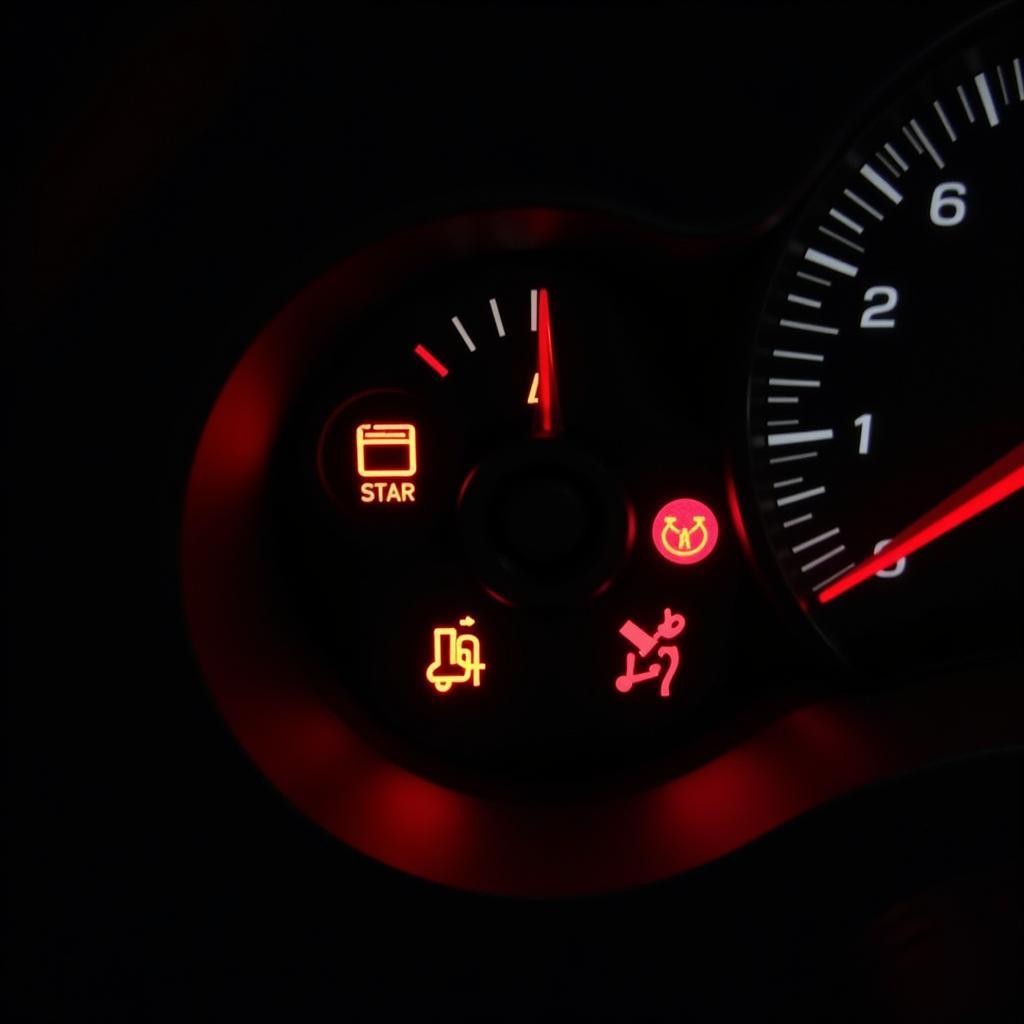 Car Service Warning Lights