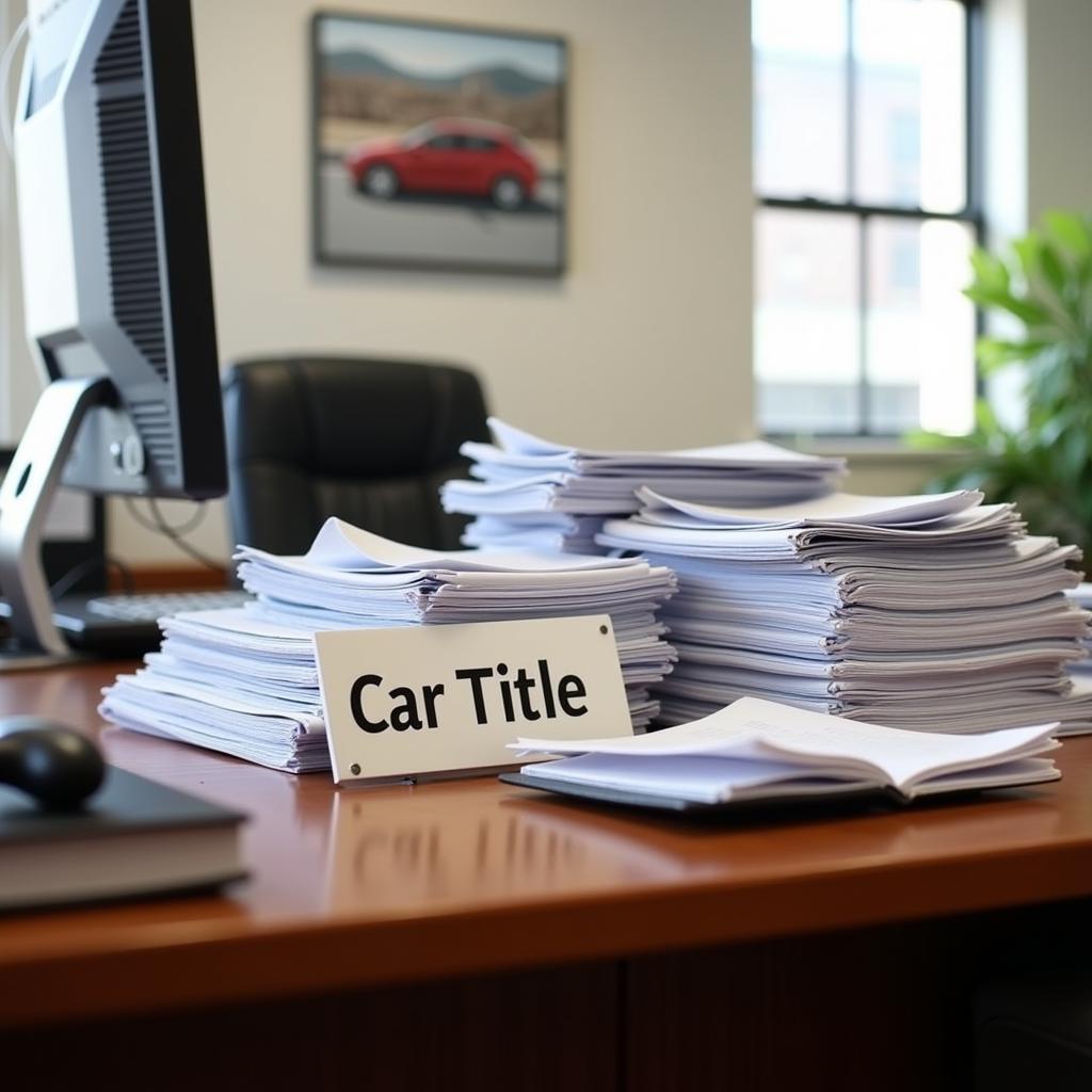 Car Title Service Desk