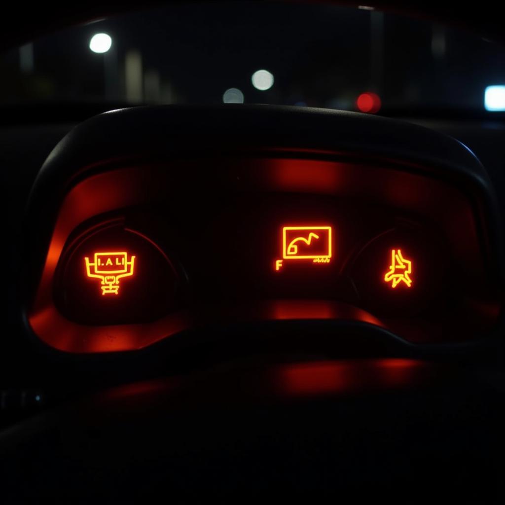 Car Warning Lights Dashboard