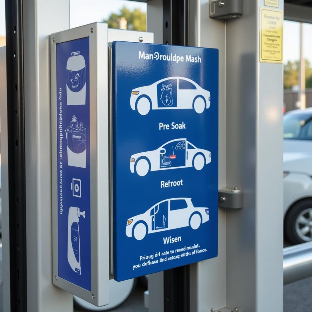 Car Wash Equipment and Signage