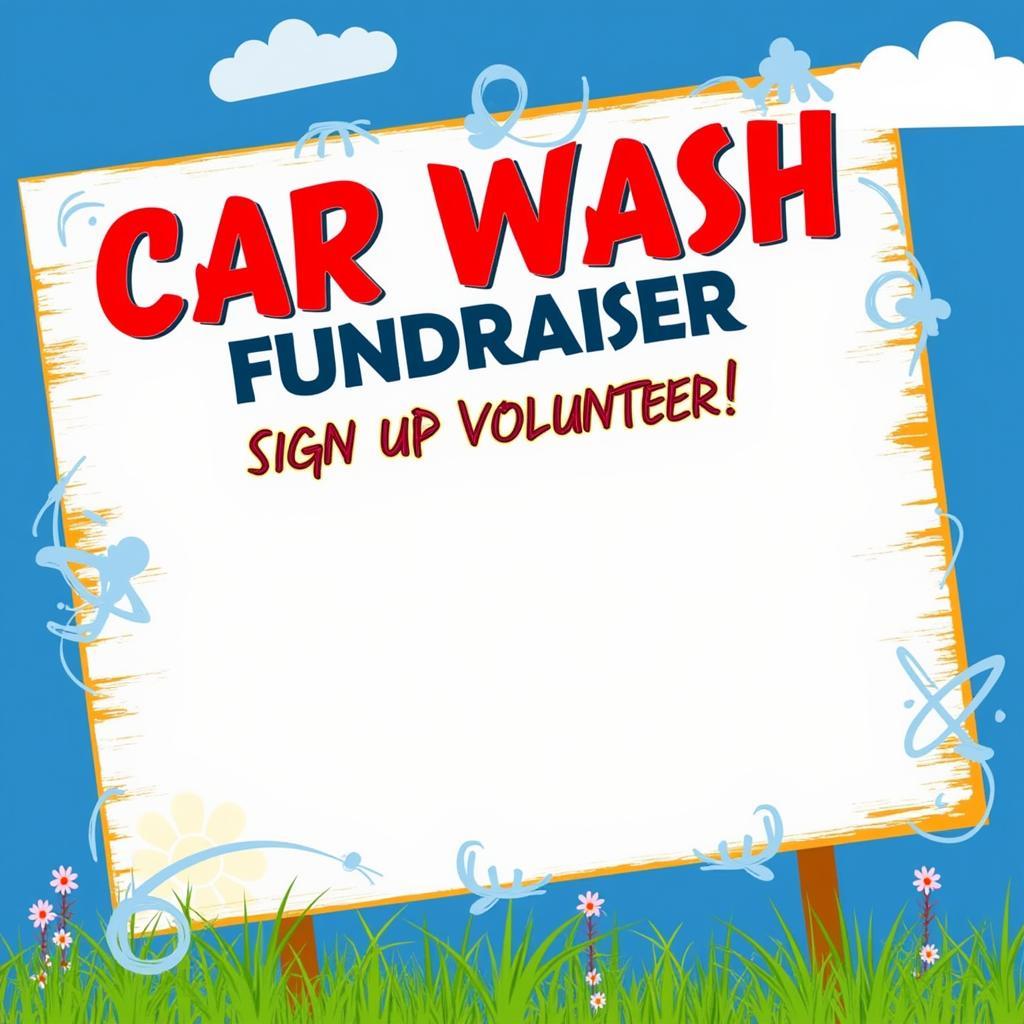 Car Wash Fundraiser Sign-Up