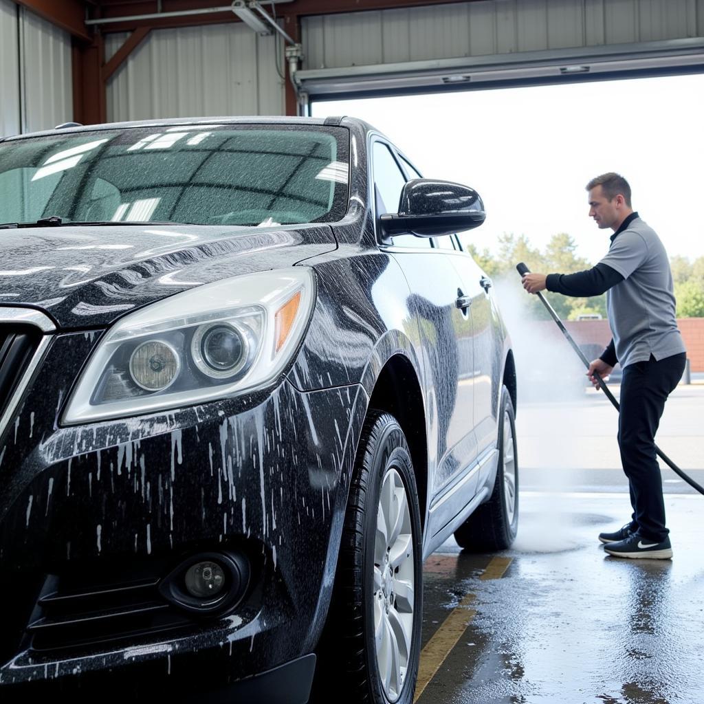 Car Wash at San Francisco Airport: Exterior Cleaning