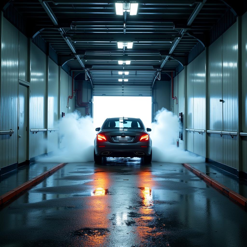 Automated Car Wash Tunnel