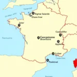 Map of aire services in Carcassonne