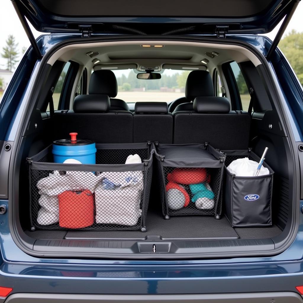 Cargo Organizer in a 2019 Ford Boot