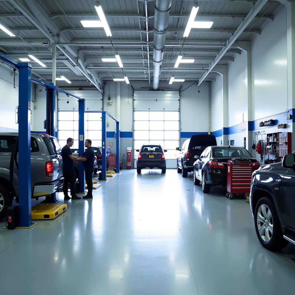 CarMax Service Center Interior