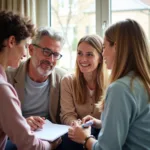 Family Discussing Care Needs