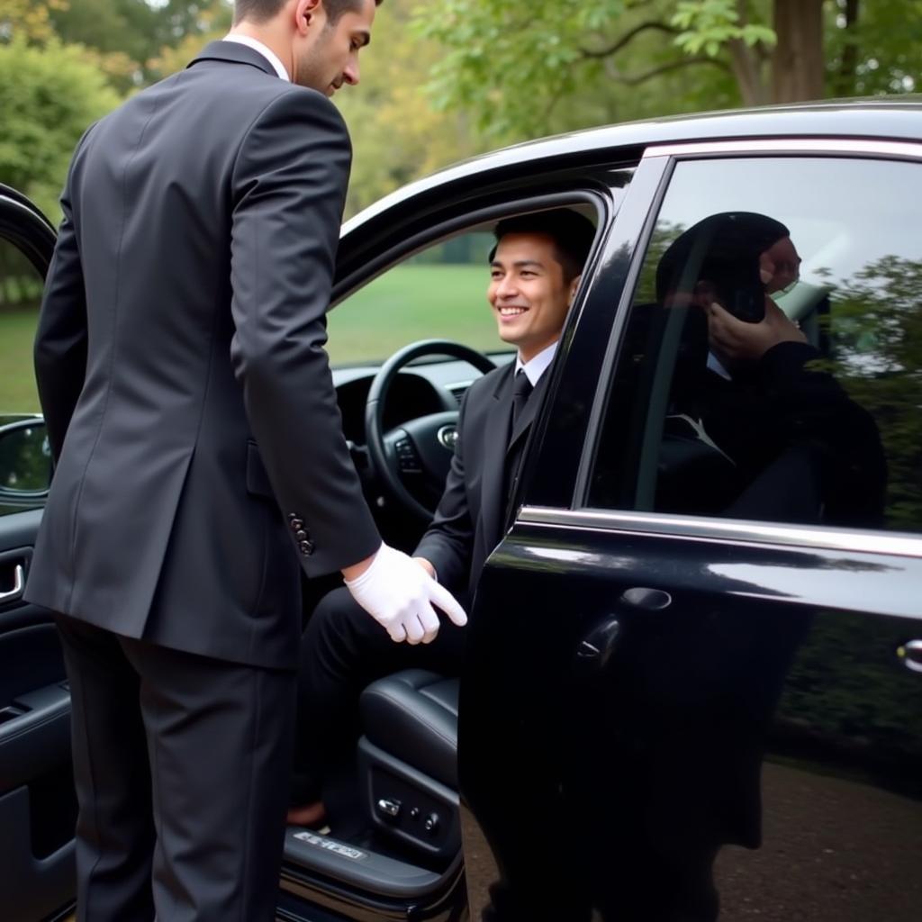 Chauffeur Providing Personalized Service