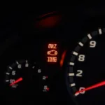 Car with Check Engine Light Illuminated