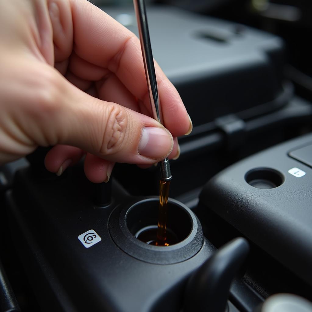 Checking Car Fluid Levels