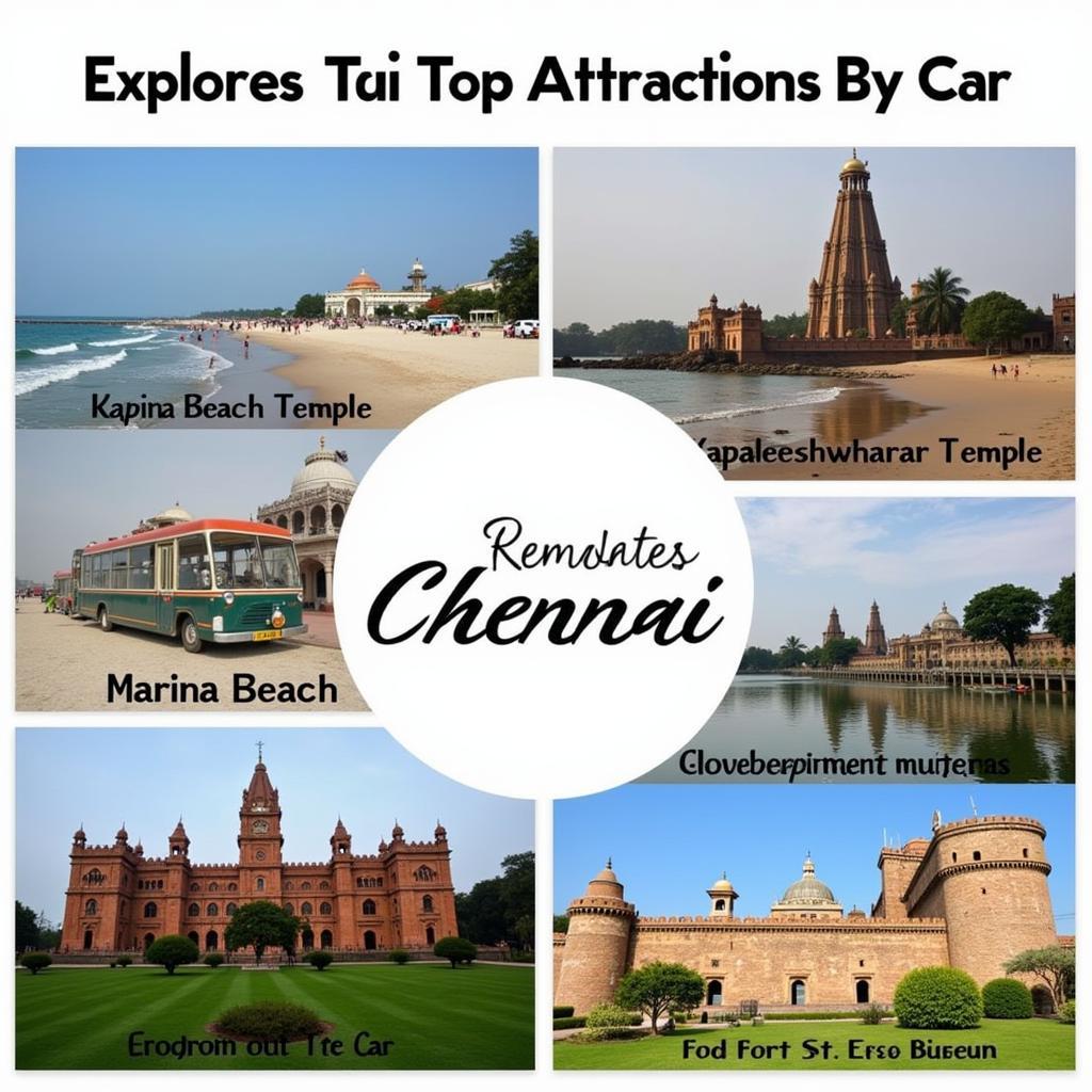 Exploring Chennai's Top Attractions by Car