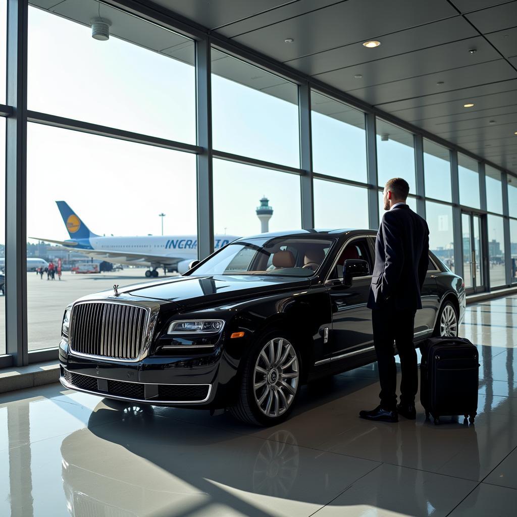 Black Car Pickup at O'Hare Airport