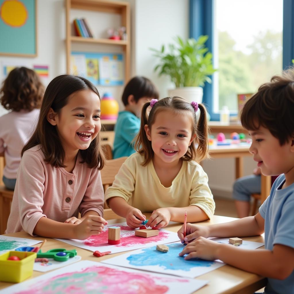 Engaging activities for children in a child care setting