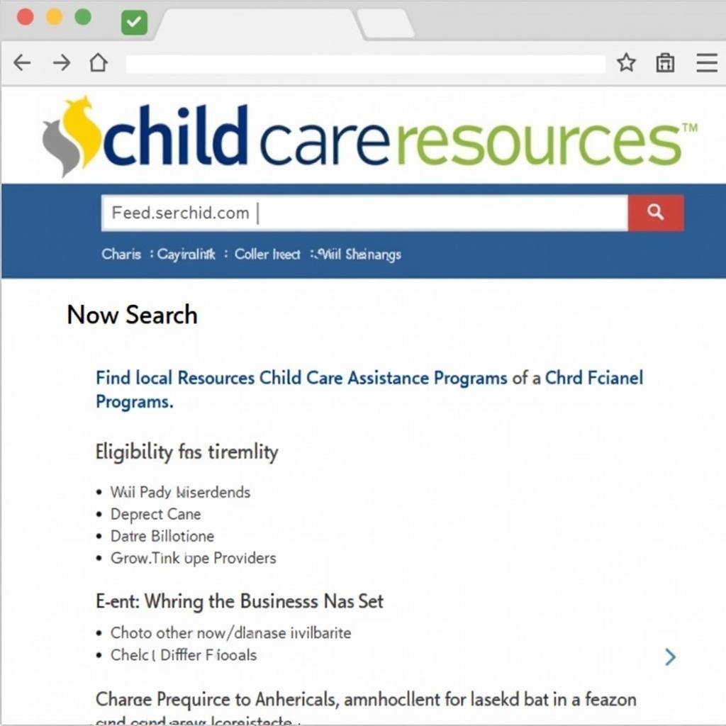 Finding Child Care Assistance Online