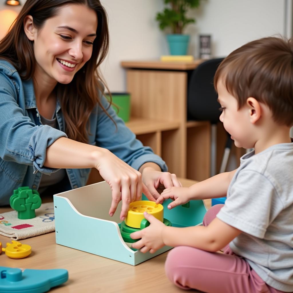 Child Engaging in Therapy