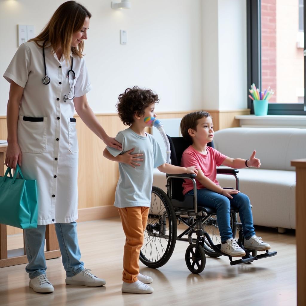 Children Receiving Medical Care