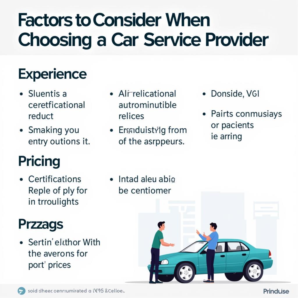 Choosing the Right Car Service Provider