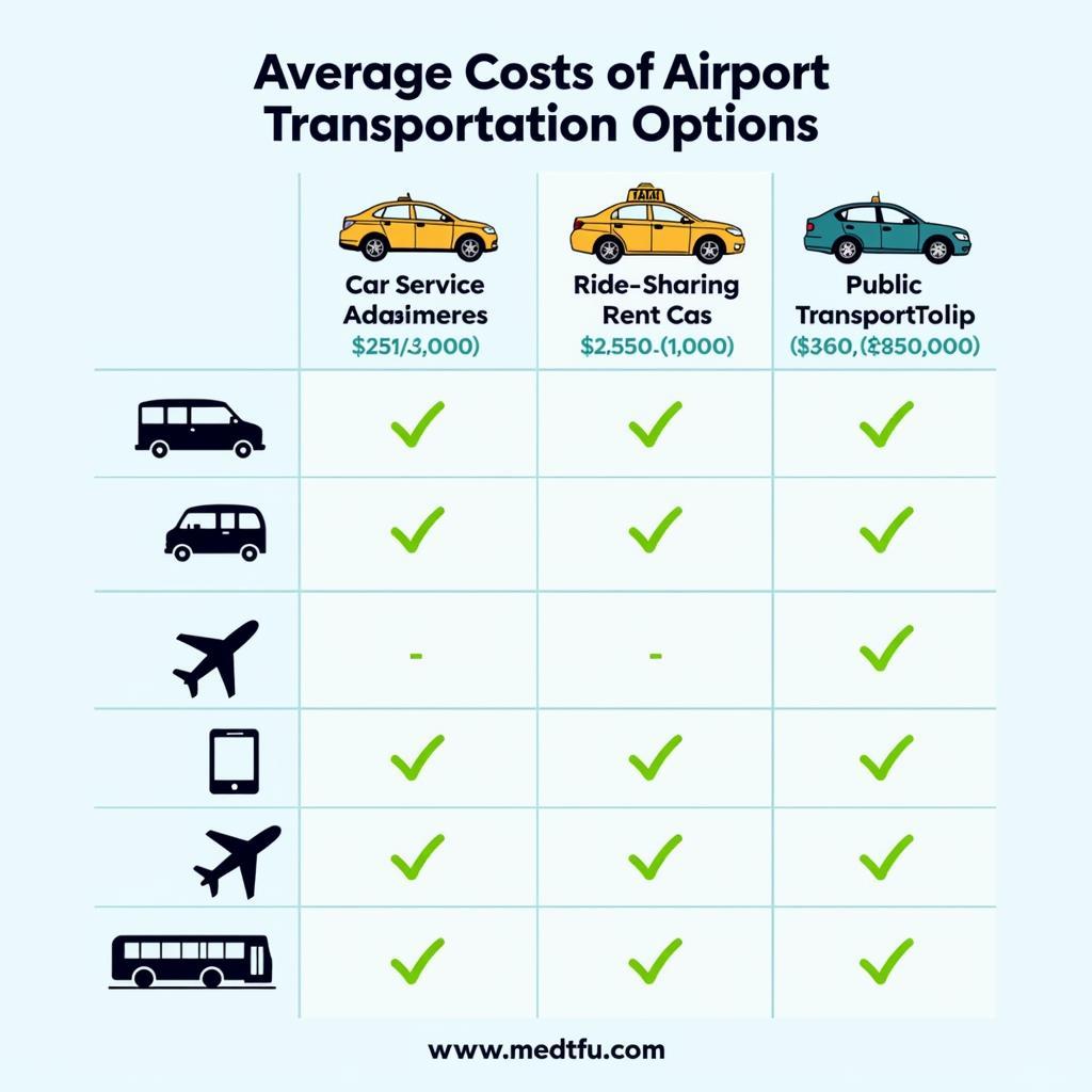 Comparing Airport Transportation Costs