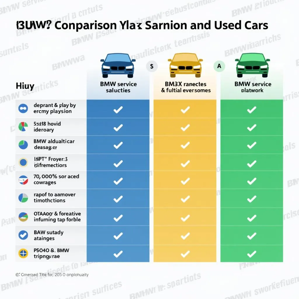 Comparing BMW Service Plans