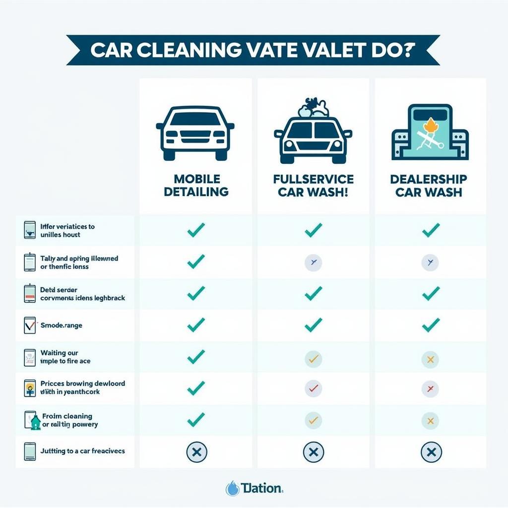 Comparing Car Cleaning Valet Services