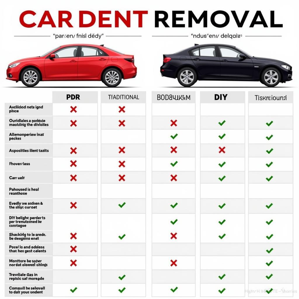 Different Car Dent Repair Methods Compared