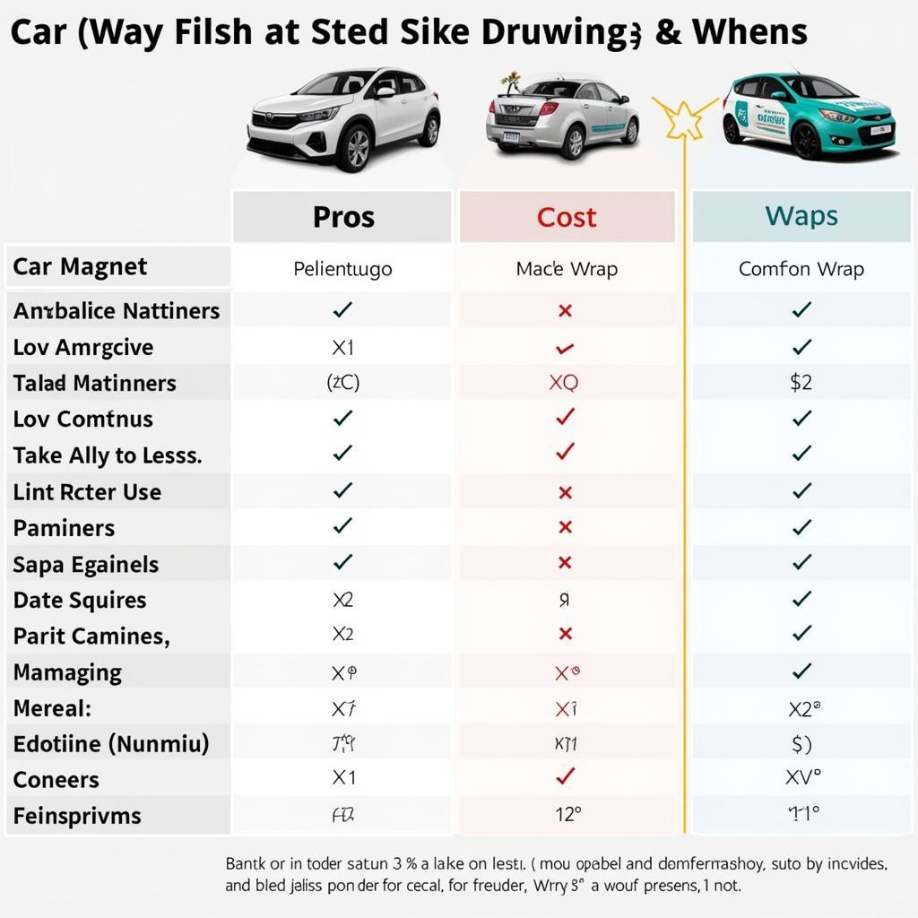 Comparing Car Magnet, Decal and Wrap Options