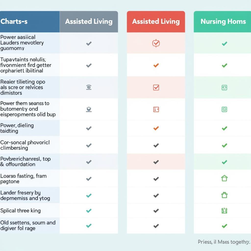 Comparing Different Care Service Options