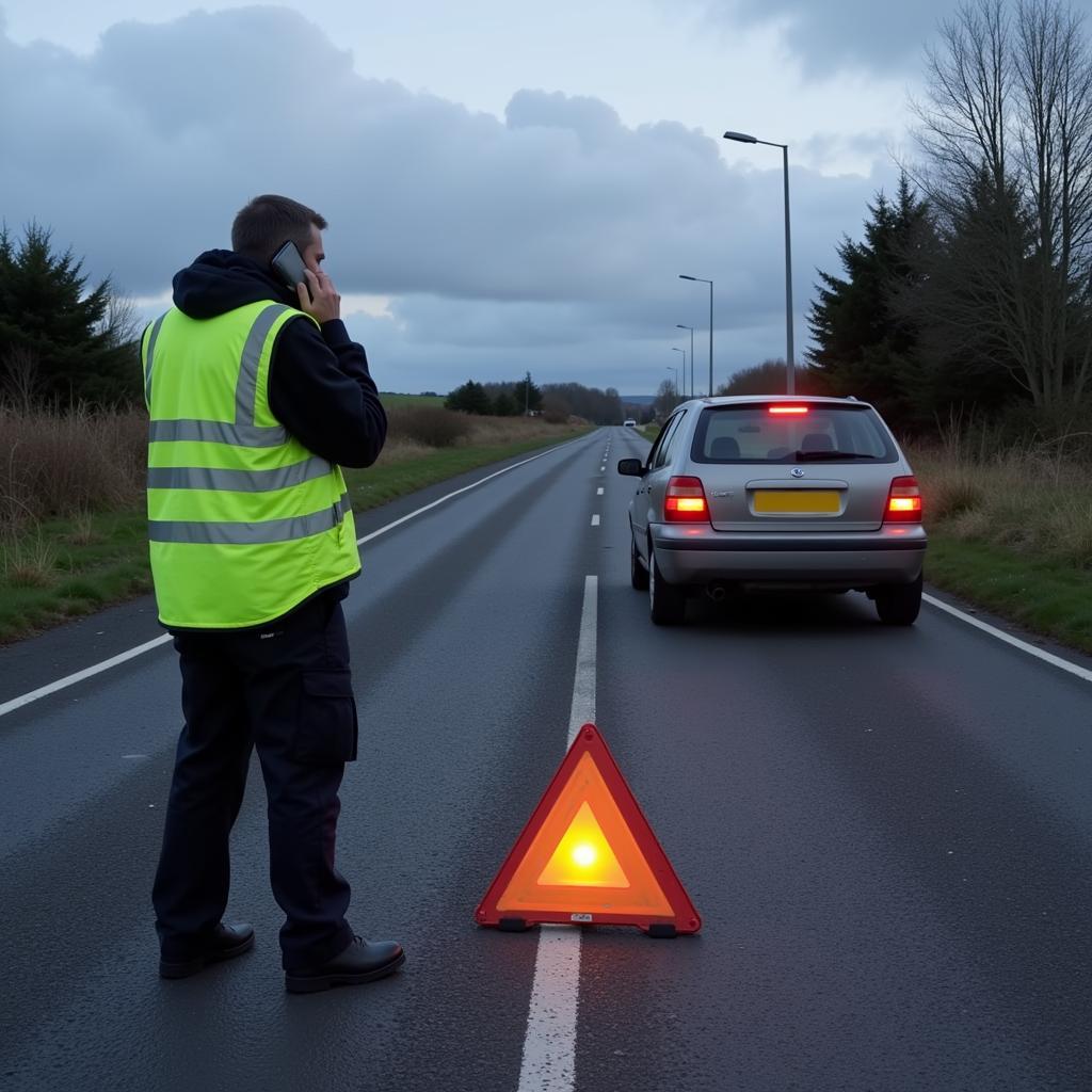 Ensuring Safety During a Roadside Breakdown in Cornwall