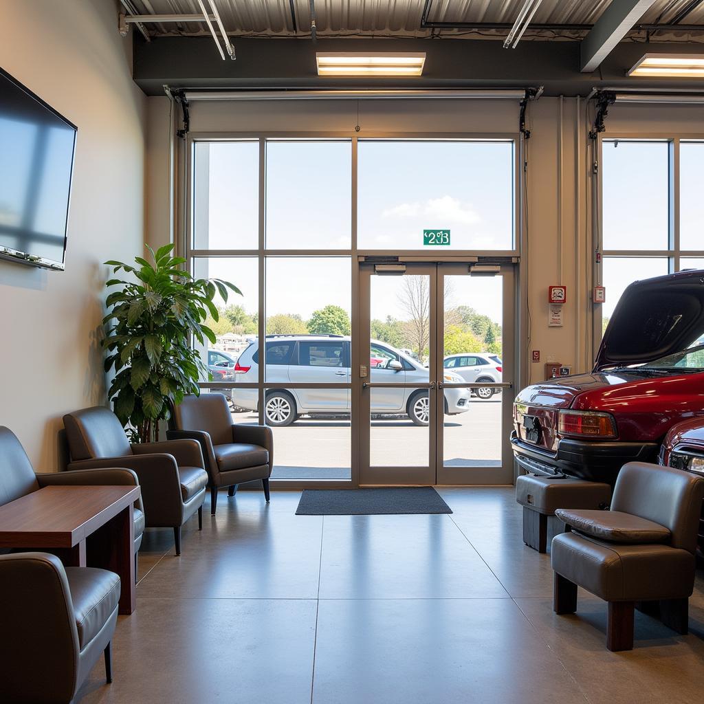 Costco Car Services Waiting Area