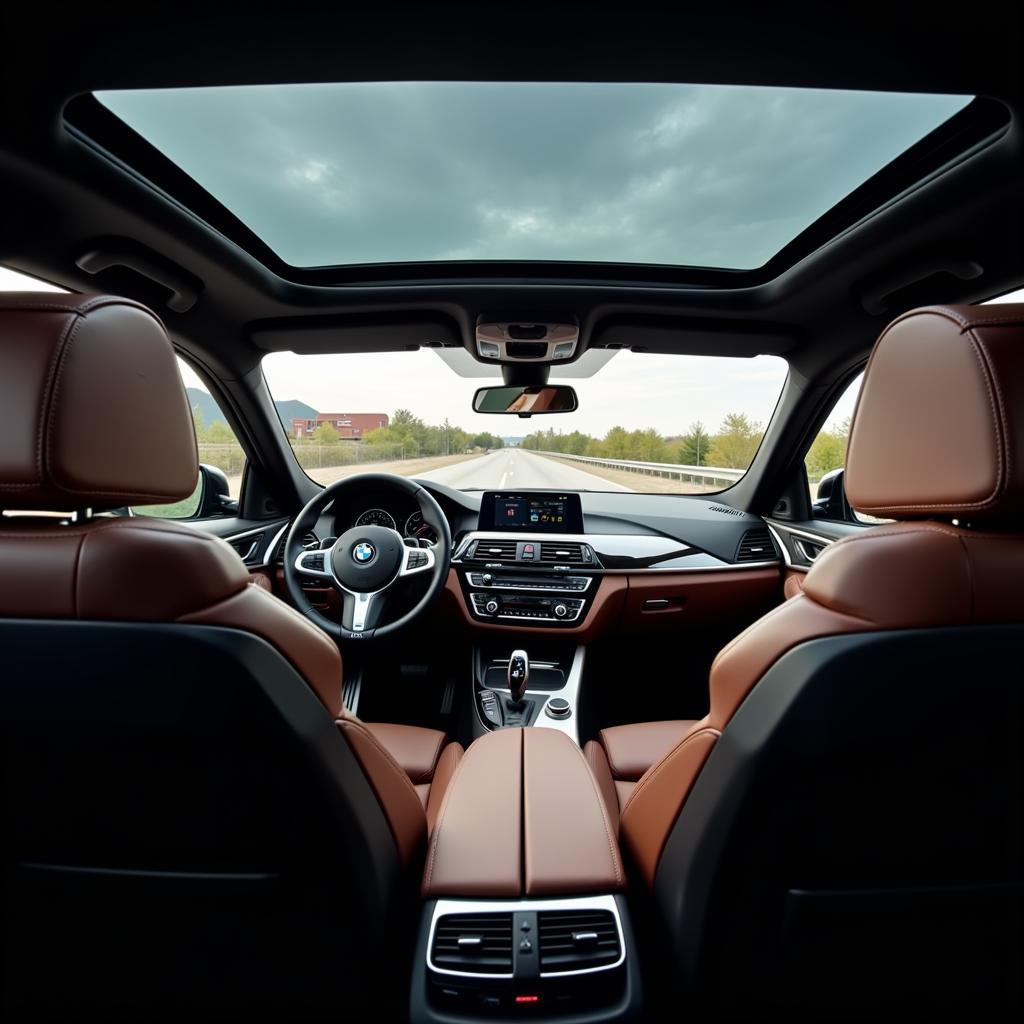 BMW Courtesy Car Interior