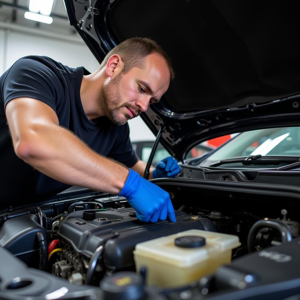 Experienced Car Mechanic Performing Engine Repair in Cranbourne