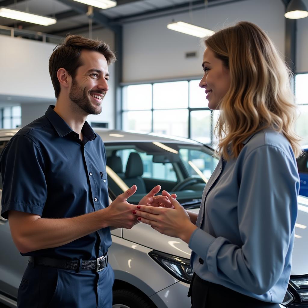 Customer Interaction at Car Service