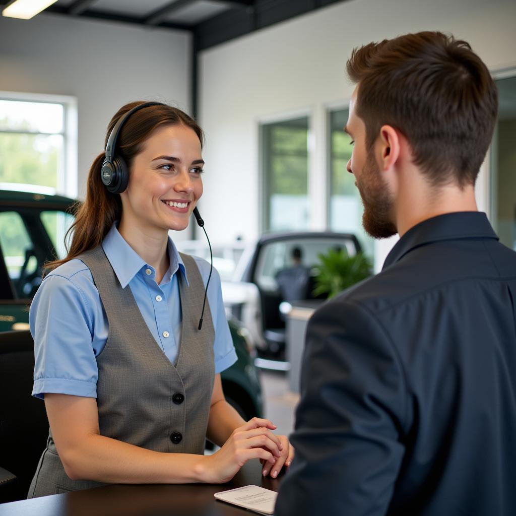 Customer Service Representative at Land Rover Service Center