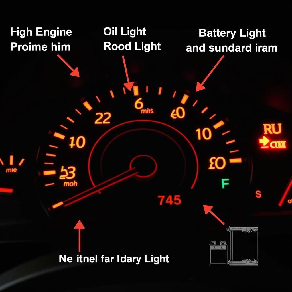 Car Dashboard Warning Lights