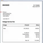 Dealer Service Fee on Invoice