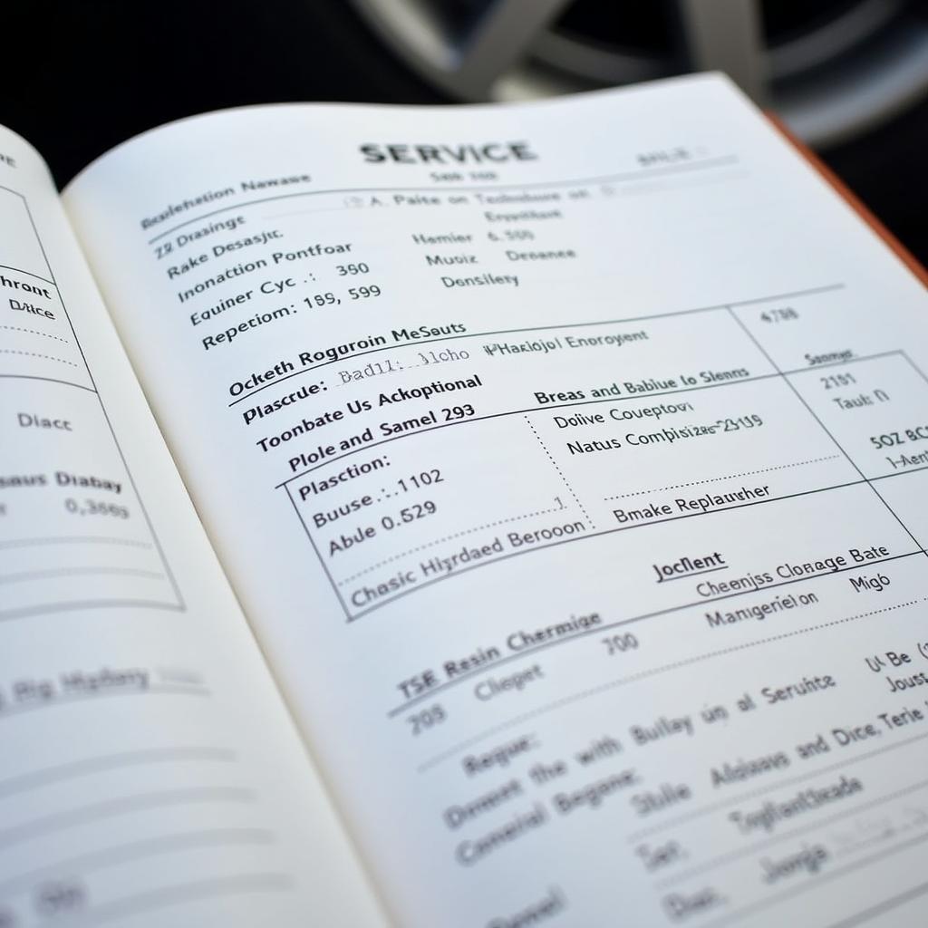 Detailed Car Service Record